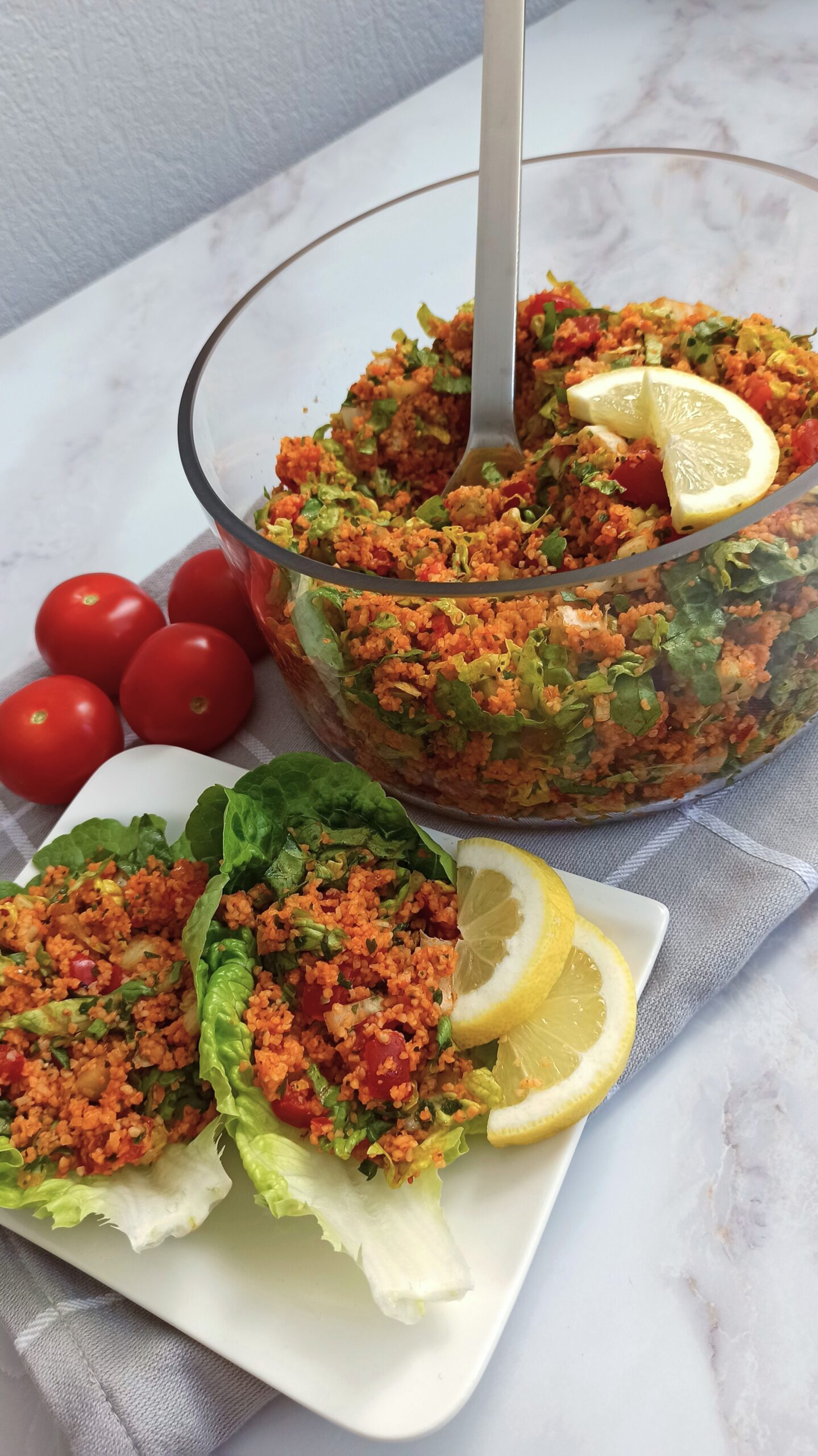 Türkischer Bulgur-Salat – auch Kisir genannt - kabukiskitchen